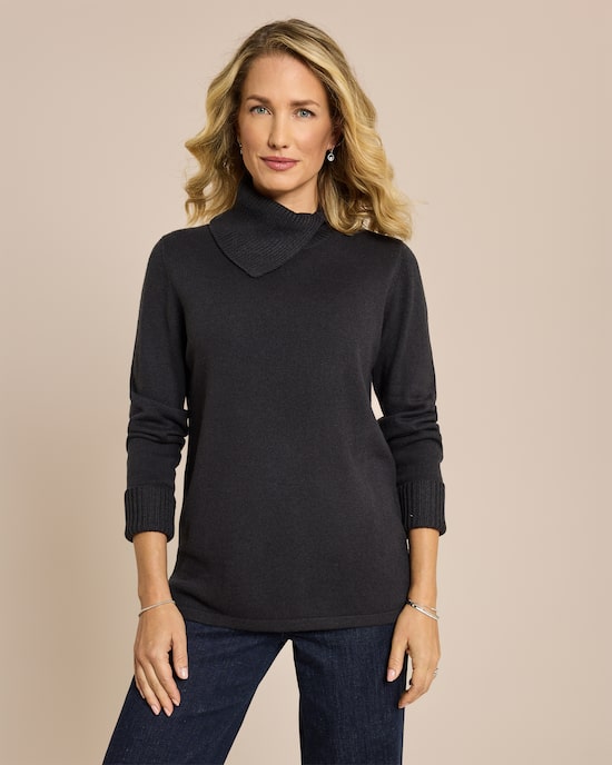 Produktabbildung für Pullover mit Rollkragen