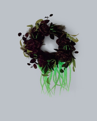 Produktabbildung 2 für Halloween-Kranz "Glow in the Dark"