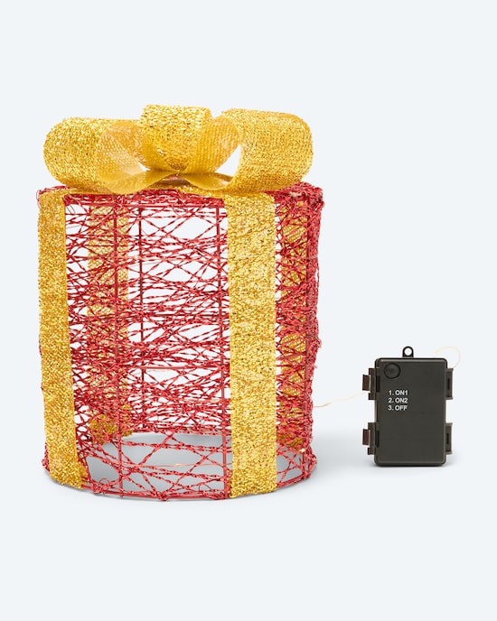 Produktabbildung für Outdoor-LED-Geschenk mit Folieneffekt
