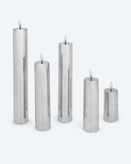 Produktabbildung für XXL LED-Kerzen "Shiny", 5tlg.