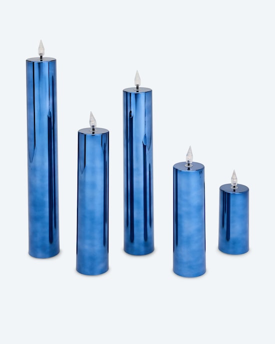 Produktabbildung für XXL LED-Kerzen "Shiny", 5tlg.
