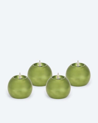 Produktabbildung für LED-Kugelkerzen "Shiny", 4tlg.