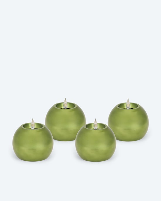 Produktabbildung für LED-Kugelkerzen "Shiny", 4tlg.
