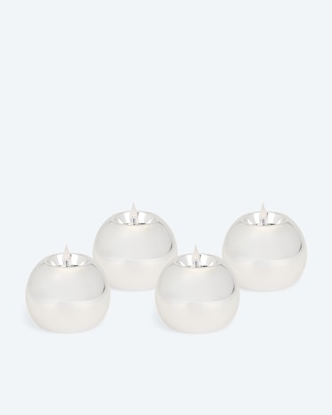 Produktabbildung für LED-Kugelkerzen "Shiny", 4tlg.