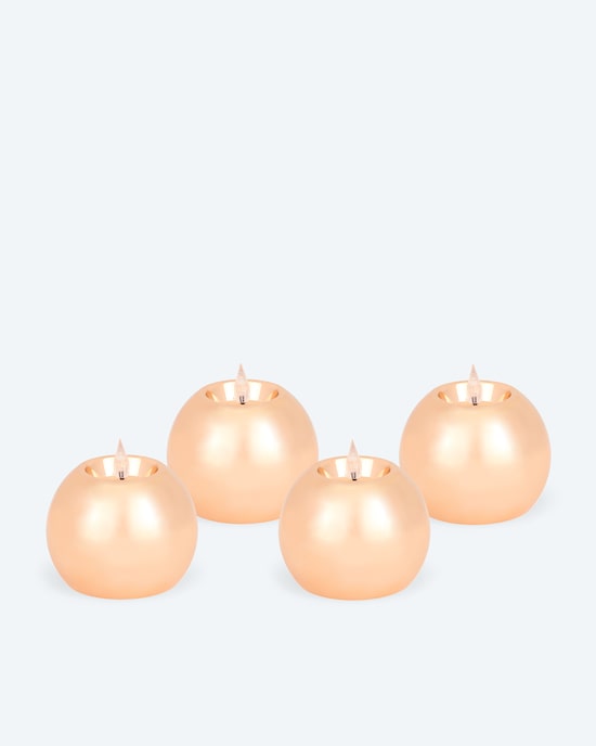Produktabbildung für LED-Kugelkerzen "Shiny", 4tlg.