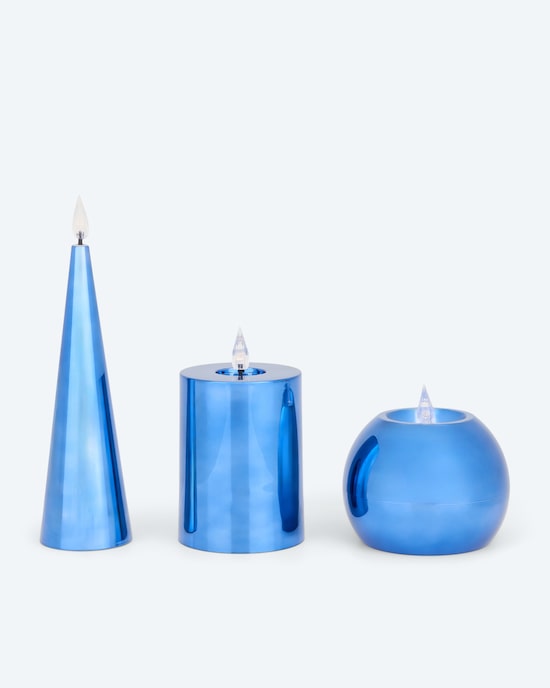 Produktabbildung für LED-Kerzen-Mix "Shiny", 3tlg.