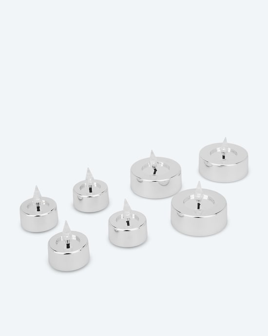 Produktabbildung für LED-Teelichter Shiny, 7tlg.