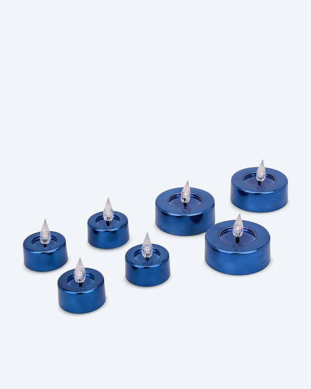 LED-Teelichter Shiny, 7tlg.