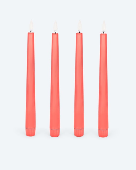 Produktabbildung für LED-Stabkerzen "Shiny", 4tlg.