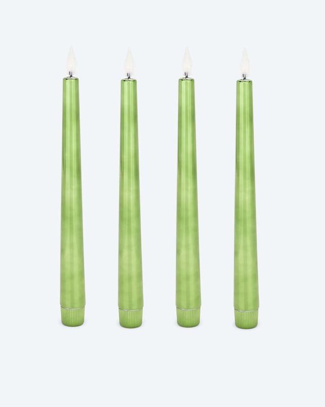 LED-Stabkerzen "Shiny", 4tlg.