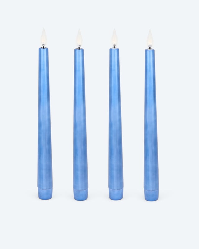 LED-Stabkerzen "Shiny", 4tlg.