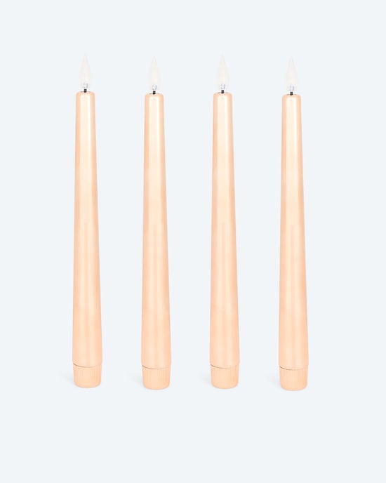 Produktabbildung für LED-Stabkerzen "Shiny", 4tlg.