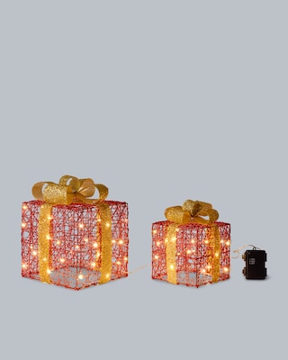 Produktabbildung 5 für Outdoor-LED-Geschenke mit Folieneffekt, 2tlg.