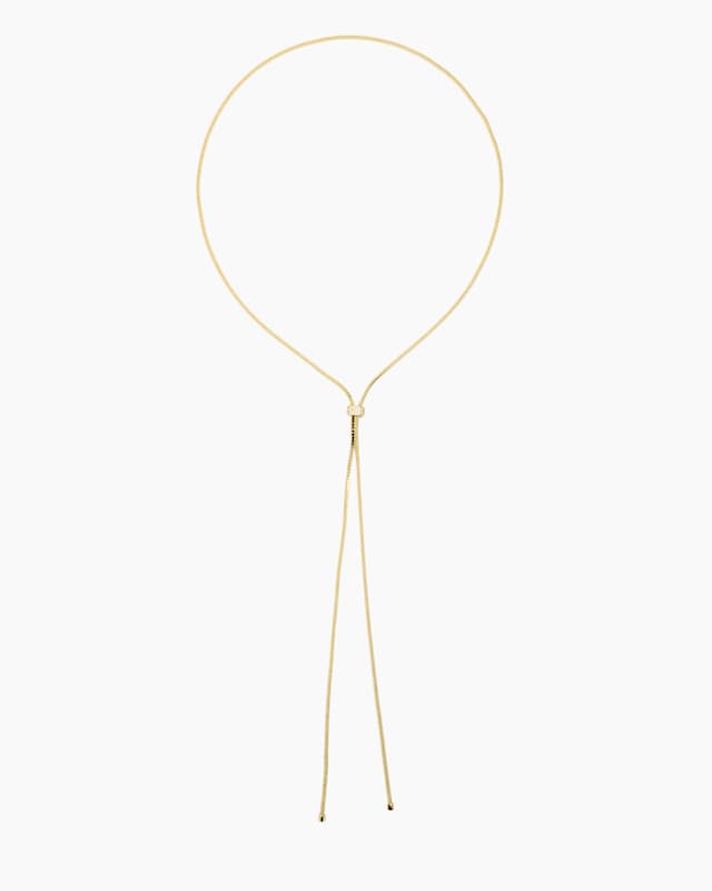 Y-Collier mit Zirkonia