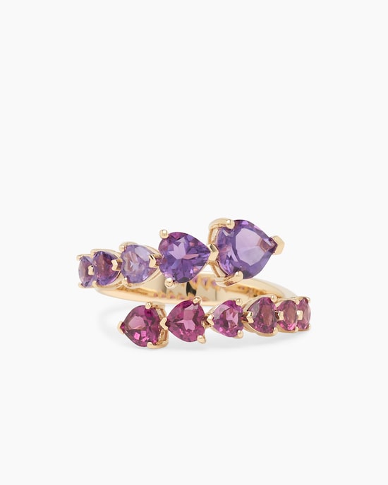 Produktabbildung für Ring mit Amethyst und Rhodolith