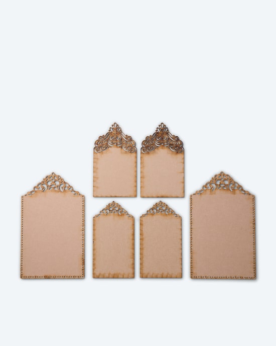 Produktabbildung für MDF-Schilder-Set, 6tlg.