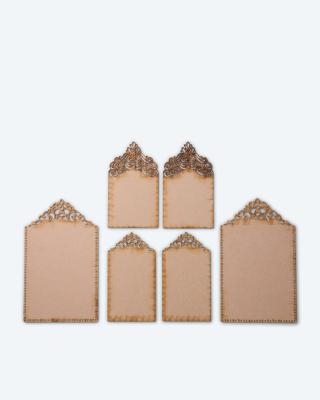 Produktabbildung 1 für MDF-Schilder-Set, 6tlg.