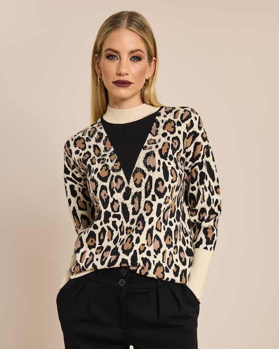 Produktabbildung für Pullover mit Jacquard