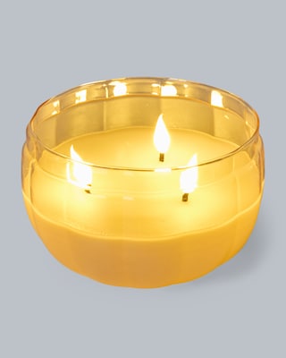 Produktabbildung 4 für Glaskürbis mit LED Flammen