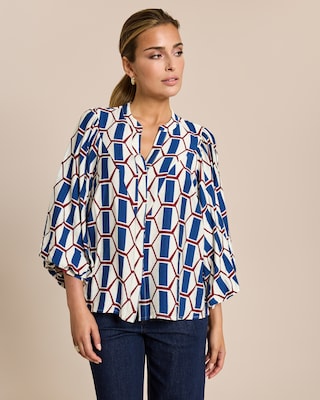 Produktabbildung 1 für Bluse mit Ethno-Muster