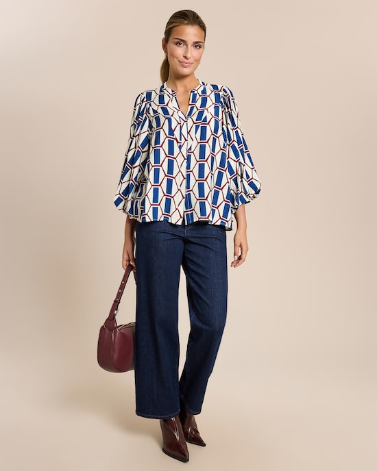 Produktabbildung für Bluse mit Ethno-Muster
