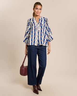 Produktabbildung 2 für Bluse mit Ethno-Muster