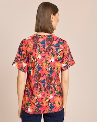 Produktabbildung 4 für Shirt mit Blumendruck