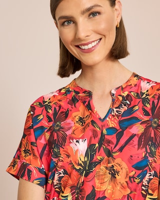Produktabbildung 5 für Shirt mit Blumendruck