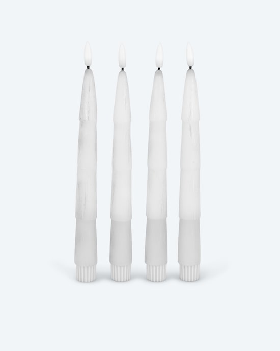 Produktabbildung für LED-Stabkerzen "Tanne Modern, 4tlg.
