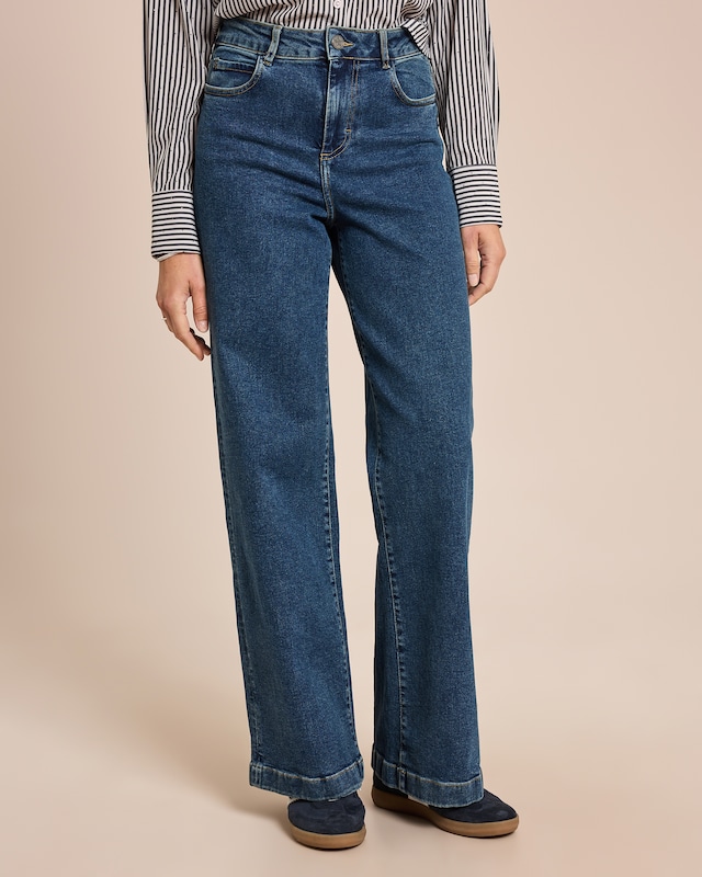 Jeans Hose weites Bein
