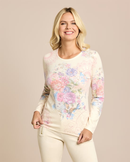 Produktabbildung für Soft Pullover Rosen