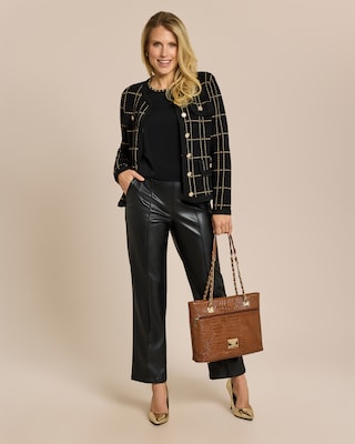 Produktabbildung 3 für Strickblazer mit Kontrast