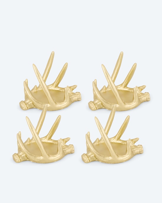 Produktabbildung für Stumpenkerzenhalter "Geweih", 4tlg.