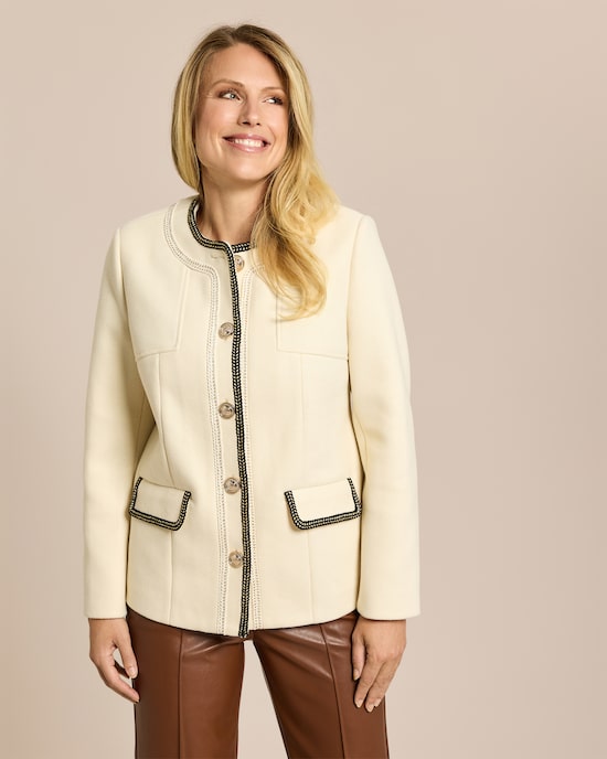 Produktabbildung für Jacke mit Zierborte