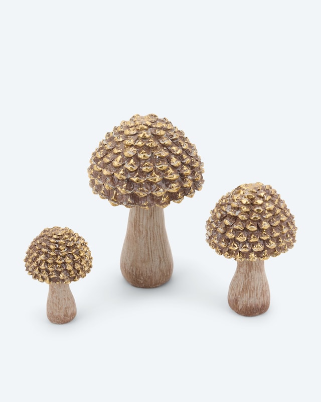 3 Deko-Pilze