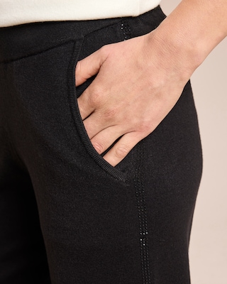 Produktabbildung 5 für Strickhose mit Strass-Galon-Streifen