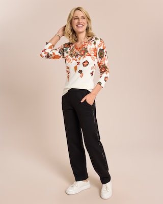 Produktabbildung 3 für Strickhose mit Strass-Galon-Streifen
