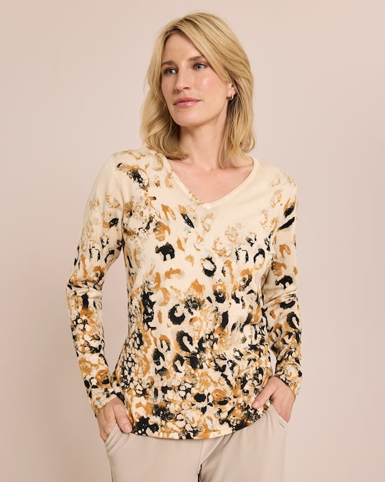 Produktabbildung für Classic Pullover Animalspuren