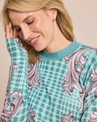 Produktabbildung 5 für Classic Pullover Karo-Ornamentmuster
