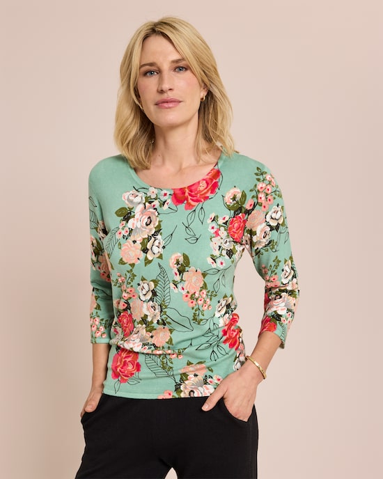 Produktabbildung für Classic Pullover Rosengarten