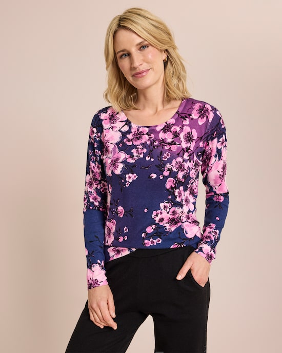Produktabbildung für Classic Pullover Kirschblütenregen