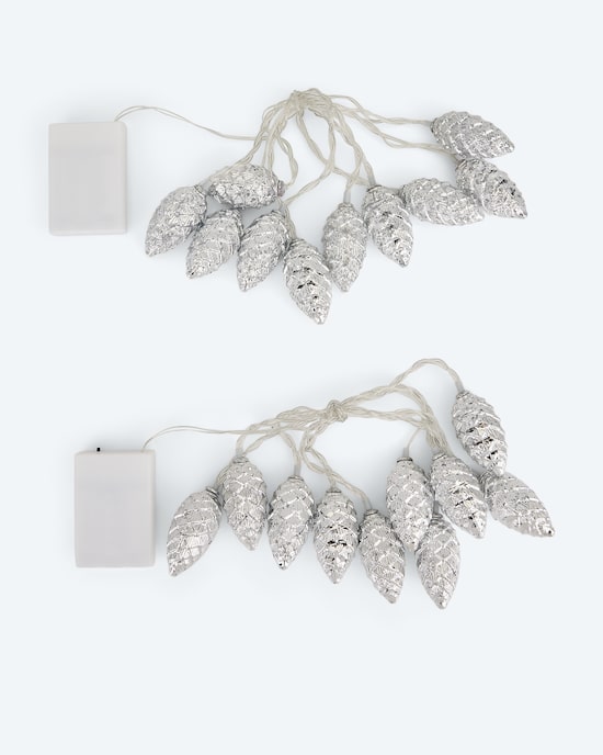 Produktabbildung für 2 LED-Lichterketten "Tannenzapfen"