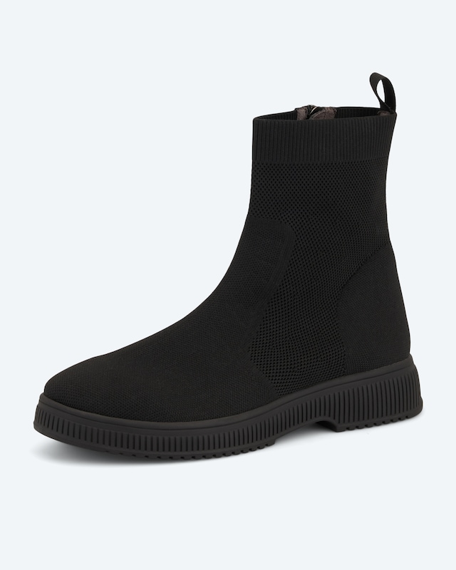 Stiefelette aus Strick