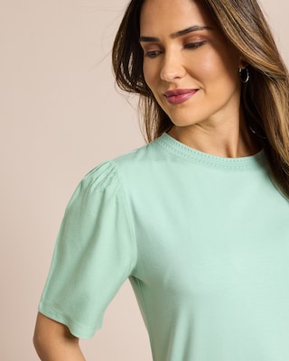 Produktabbildung 5 für Shirt mit Ausschnittdetail