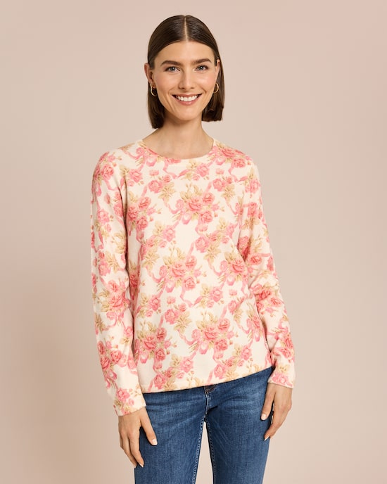 Produktabbildung für Pullover mit Allover-Druck