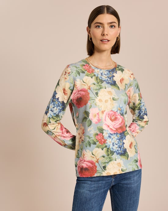 Produktabbildung für Pullover mit Allover-Druck
