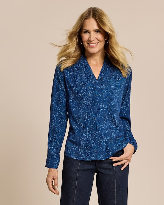 Produktabbildung für Bluse mit Kontrast Details
