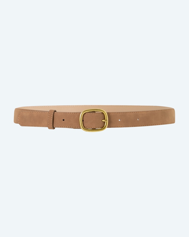 Gürtel in Veloursleder-Optik