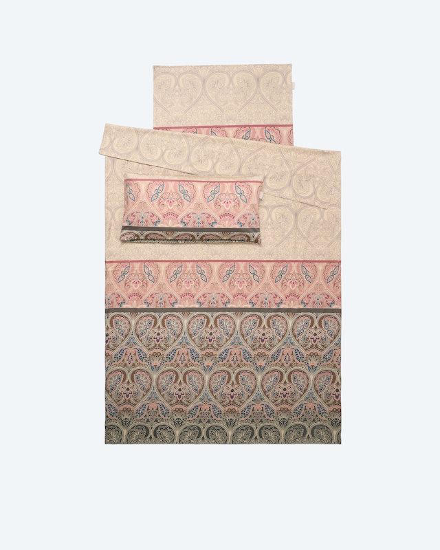 Satinbettwäsche "Ornament", 3tlg.
