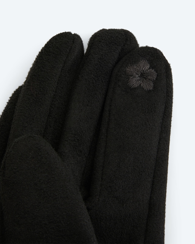 Handschuhe mit Webpelzbesatz